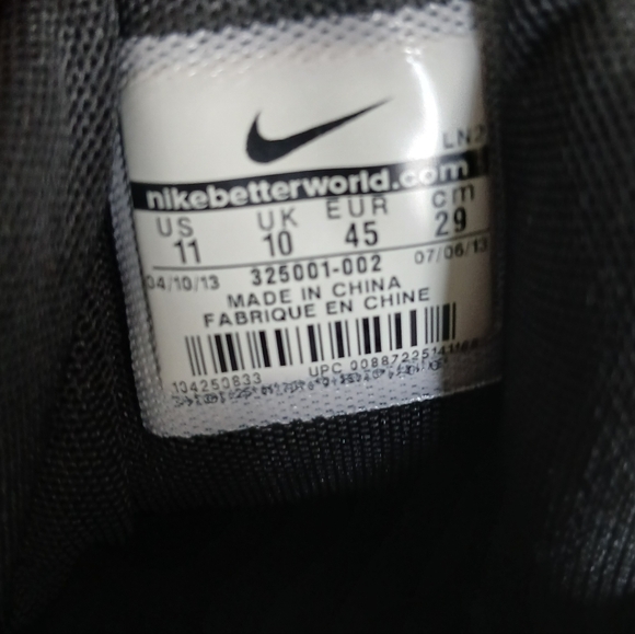 Nike Air Pippen Camo Black/Flash Lime Men's Basketball Shoes Size:10 Vintage - Picture 5 of 7